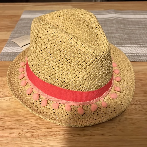 2/$44 - QUAGGA Green Label Fedora Straw Sun Hat w/Pom Trim main image 11